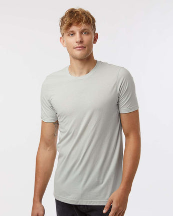 Pretreated Tultex 602 Combed Cotton T-Shirt - Light Silver