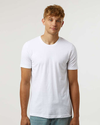 Pretreated Tultex 602 Combed Cotton T-Shirt - White