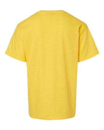 Pretreated Gildan 64000BCVC Softstyle CVC Youth T-Shirt - Daisy Mist - Back