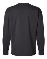 Pretreated Next Level 7211 Unisex Heavyweight Long Sleeve Tee - Graphite Black - Back