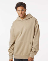 Pretreated Independent Trading Co. IND280SL Unisex Avenue Midweight Hooded Sweatshirt - Sandstone