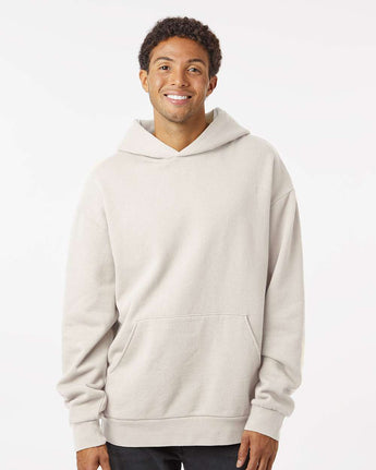 Pretreated Independent Trading Co. IND280SL Unisex Avenue Midweight Hooded Sweatshirt - Ivory