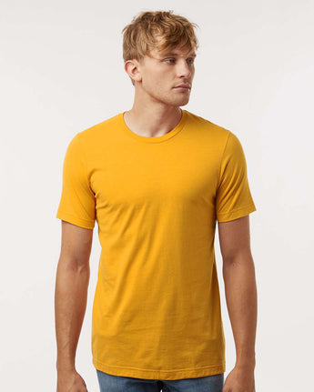 Pretreated Tultex 602 Combed Cotton T-Shirt - Gold