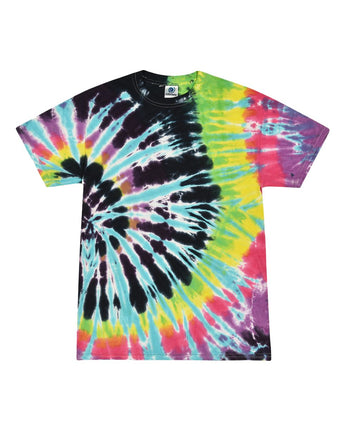 Pretreated Colortone 1000 Unisex Multi-Color Tie-Dyed T-Shirt - Flashback