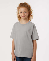 Pretreated M&O 4850 Youth Gold Soft Touch T-Shirt - Gravel