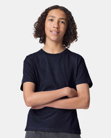 Pretreated American Apparel 2001Y Youth Fine Jersey Tee - Navy