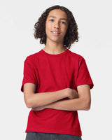 Pretreated American Apparel 2001Y Youth Fine Jersey Tee - Red