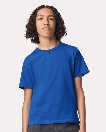 Pretreated American Apparel 2001Y Youth Fine Jersey Tee - Royal Blue