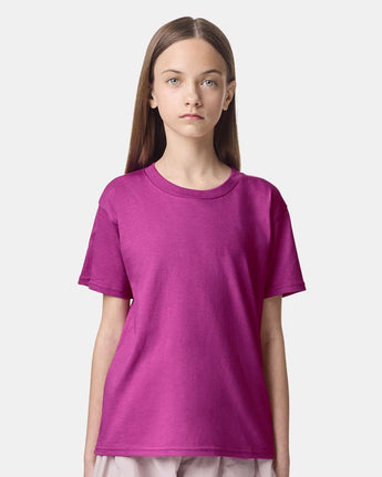 Pretreated American Apparel 2001Y Youth Fine Jersey Tee - Super Pink
