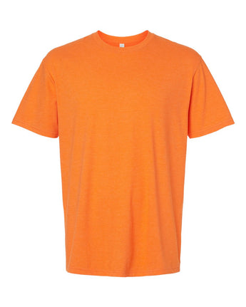 Pretreated American Apparel 2001CVC Unisex CVC Tee - Heather Orange