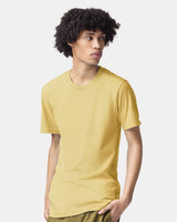 Pretreated American Apparel 2001CVC Unisex CVC Tee - Heather Yellow