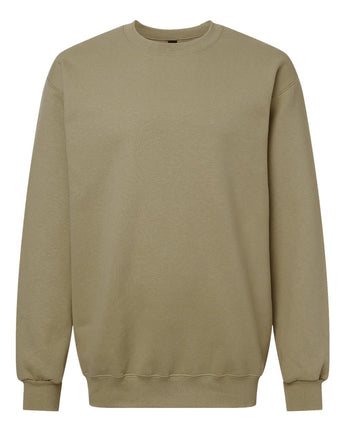 Pretreated Gildan 19000 Unisex Hammer Maxweight Crewneck Sweatshirt - Olive