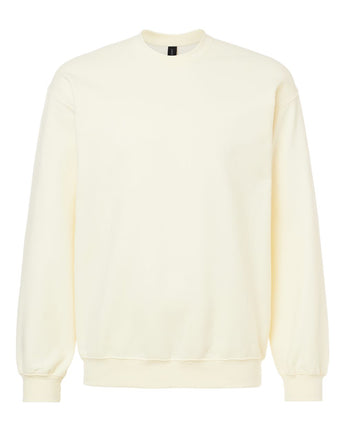 Pretreated Gildan SF000 Softstyle Midweight Crewneck Sweatshirt - Off White