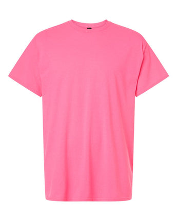 Pretreated Gildan 3000 Light Cotton T-Shirt - Safety Pink