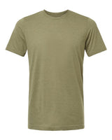 Pretreated Tultex 602CVC Unisex Combed CVC T-Shirt - Heather Olive Green
