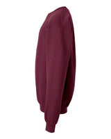 Pretreated Gildan SF000B Youth Softstyle Midweight Crewneck Sweatshirt - Maroon - Side