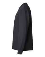 Pretreated Next Level 7211 Unisex Heavyweight Long Sleeve Tee - Graphite Black - Side