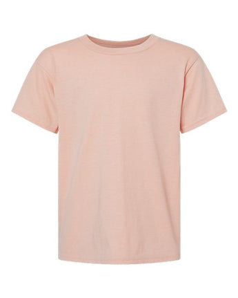 Pretreated Gildan 64000BCVC Softstyle CVC Youth T-Shirt - Dusty Rose