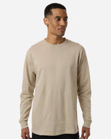 Pretreated M&O 4820 Unisex Gold Soft Touch Long Sleeve T-Shirt - Sand