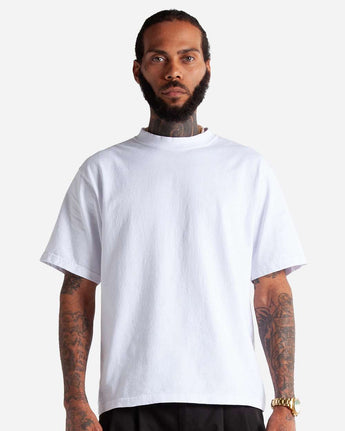 Pretreated Shaka Wear SHMCS Unisex Max Heavyweight Cropped T-Shirt - White