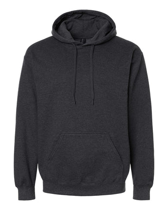 Pretreated Gildan SF500 Unisex Softstyle Hooded Sweatshirt - Heather Black