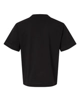 Pretreated American Apparel 13ML0 Unisex Heavyweight Cotton Boxy Tee - Black - Back