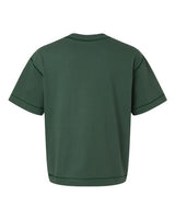 Pretreated American Apparel 13ML0 Unisex Heavyweight Cotton Boxy Tee - Pine - Back