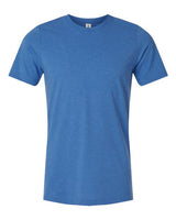 Pretreated Tultex 602CVC Unisex Combed CVC T-Shirt - Heather Royal