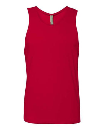 Pretreated Next Level 3633 Unisex Cotton Tank - Red