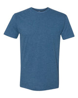 Pretreated Next Level 6410 Unisex Sueded Tee - Heather Cool Blue