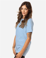 Pretreated econscious EC1000 Unisex Classic T-Shirt - Ice Blue - On Model - Side