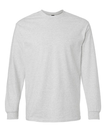 Pretreated Gildan 2400 Ultra Cotton Long Sleeve T-Shirt - Ash