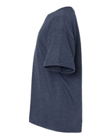 Pretreated Gildan 64000BCVC Softstyle CVC Youth T-Shirt - Navy Mist - Side
