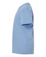Pretreated Next Level 3312 Youth CVC Tee - Heather Columbia Blue - Side