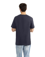 Pretreated Next Level 1810 Ideal Tubular T-Shirt - Harbor Blue - Back