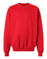 Pretreated Gildan SF000B Youth Softstyle Midweight Crewneck Sweatshirt - Red