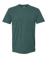 Pretreated Next Level 6410 Unisex Sueded Tee - Heather Forest Green