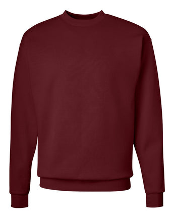 Pretreated Hanes P160 Ecosmart Crewneck Sweatshirt - Maroon