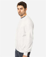 Pretreated econscious EC5200 Unisex Motion Crewneck Sweatshirt - White - On Model - Side