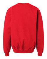 Pretreated Gildan SF000B Youth Softstyle Midweight Crewneck Sweatshirt - Red - Back
