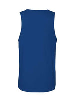 Pretreated Next Level 3633 Unisex Cotton Tank - Royal - Back