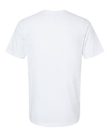 Pretreated American Apparel 2006CVC Unisex CVC V-Neck Tee - White - Back