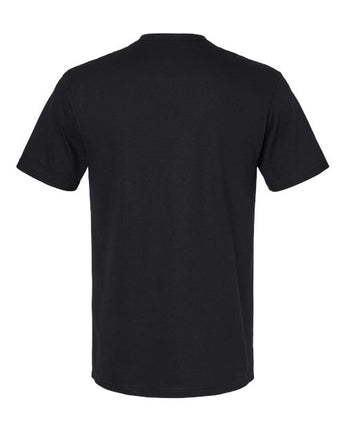 Pretreated American Apparel 2006CVC Unisex CVC V-Neck Tee - Black - Back