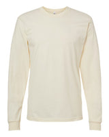 Pretreated American Apparel 2007 Unisex Fine Jersey Long Sleeve Tee - Cream