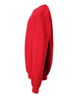 Pretreated Gildan SF000B Youth Softstyle Midweight Crewneck Sweatshirt - Red - Side