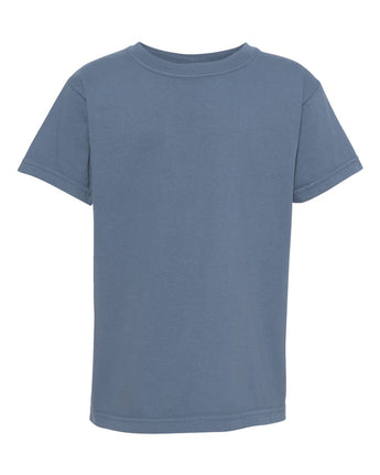 Pretreated Comfort Colors 9018 Youth Garment-Dyed Heavyweight T-Shirt - Blue Jean