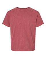 Pretreated Comfort Colors 9018 Youth Garment-Dyed Heavyweight T-Shirt - Crimson