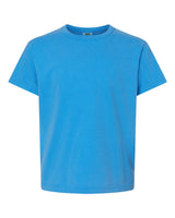 Pretreated Comfort Colors 9018 Youth Garment-Dyed Heavyweight T-Shirt - Royal Caribe