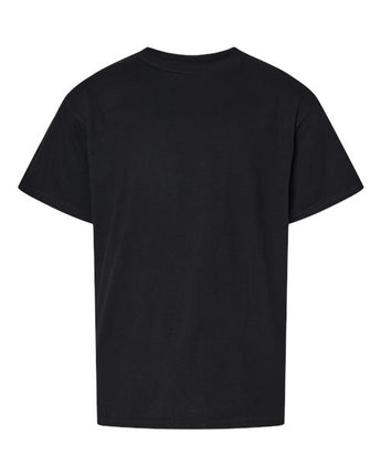 Pretreated Gildan 64000BCVC Softstyle CVC Youth T-Shirt - Pitch Black