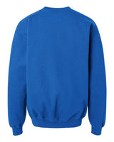 Pretreated Gildan SF000B Youth Softstyle Midweight Crewneck Sweatshirt - Royal - Back